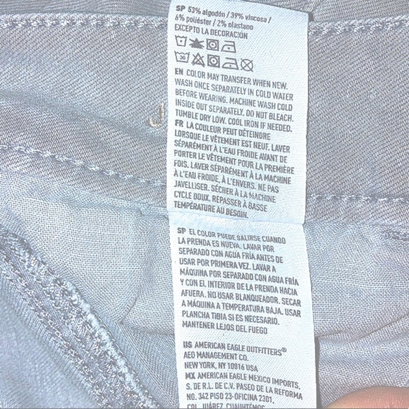 •American Eagle Vintage 90’s factory Distressed, Ripped Jeggings - Picture 9 of 14